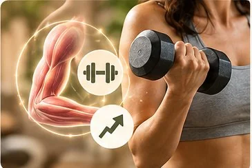 Medical and nutrition illustration for Five important benefits