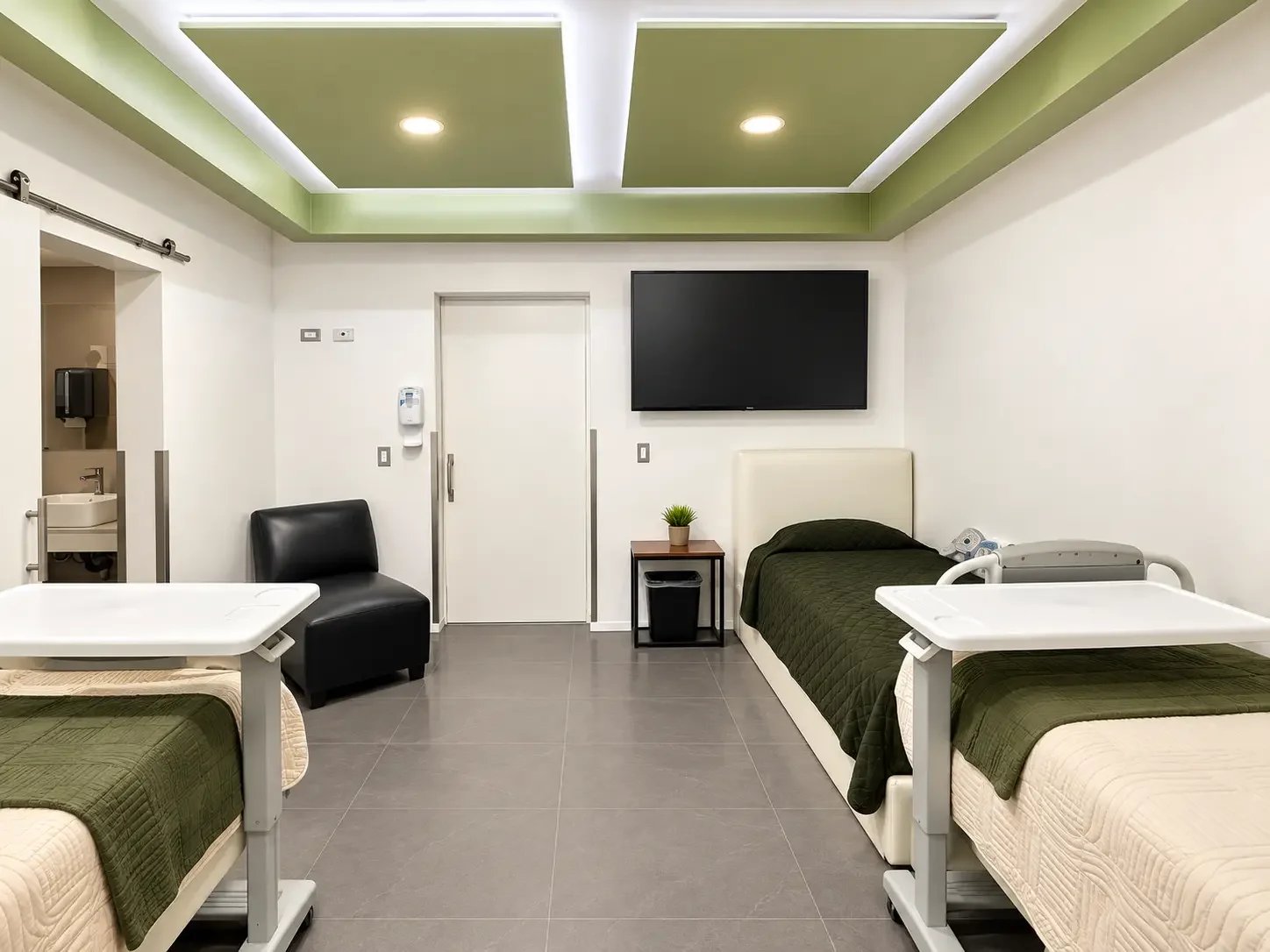 Private hospital recovery room at Dr. Q. Surgical Center